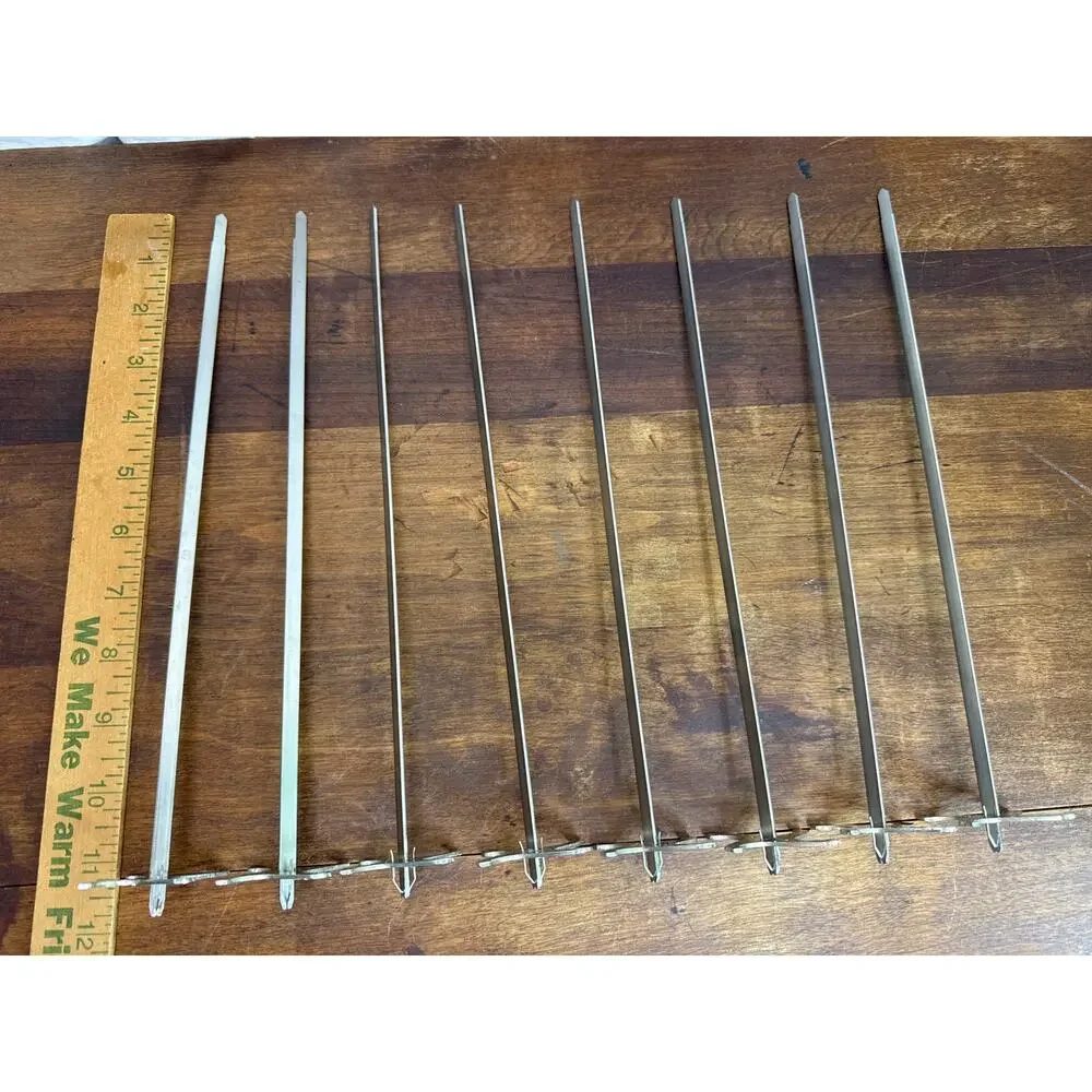 Ronco Showtime Rotisserie BBQ Skewers Kabob Rods 11